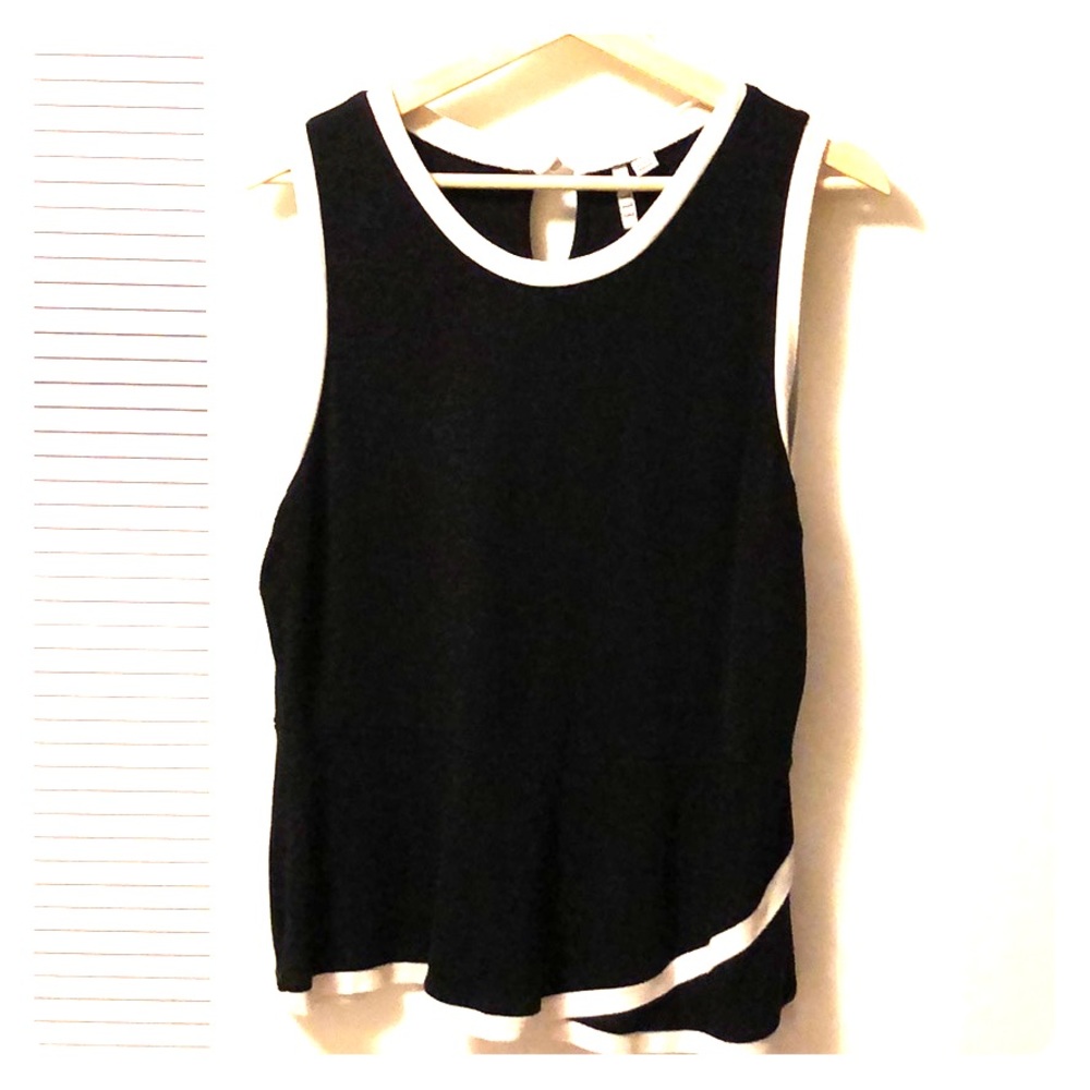 Black peplum blouse - little black blouse!